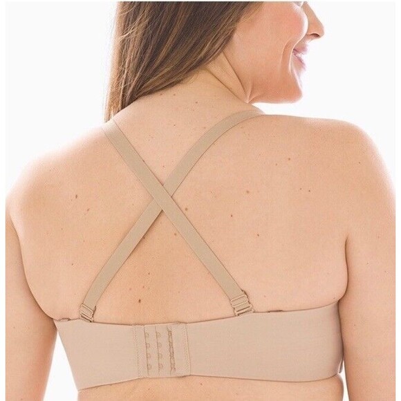SOMA Bra 44DDD Beige Underwire Stunning Support Multi Way Straps Full Coverage - Picture 2 of 14